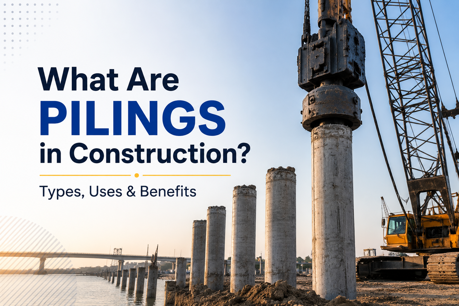 What Are Pilings in Construction? Types, Uses & Benefits